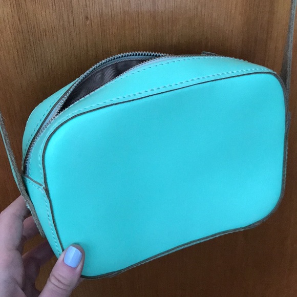 Mint Green J Crew Crossbody - Picture 2 of 4